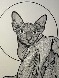 Image 1 of Pharaoh Illustration Blanket Original Art (400$ Donation) 