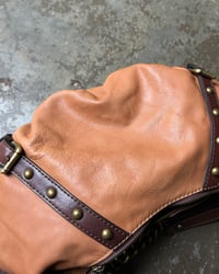 Image 6 of BURNT ORANGE LEATHER CHAIN BAG