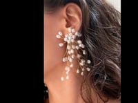 Image 1 of Pearly girl drop earrings