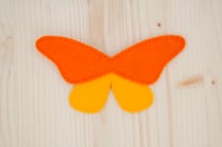 Image 1 of Orange and Yellow Butterfly Wings