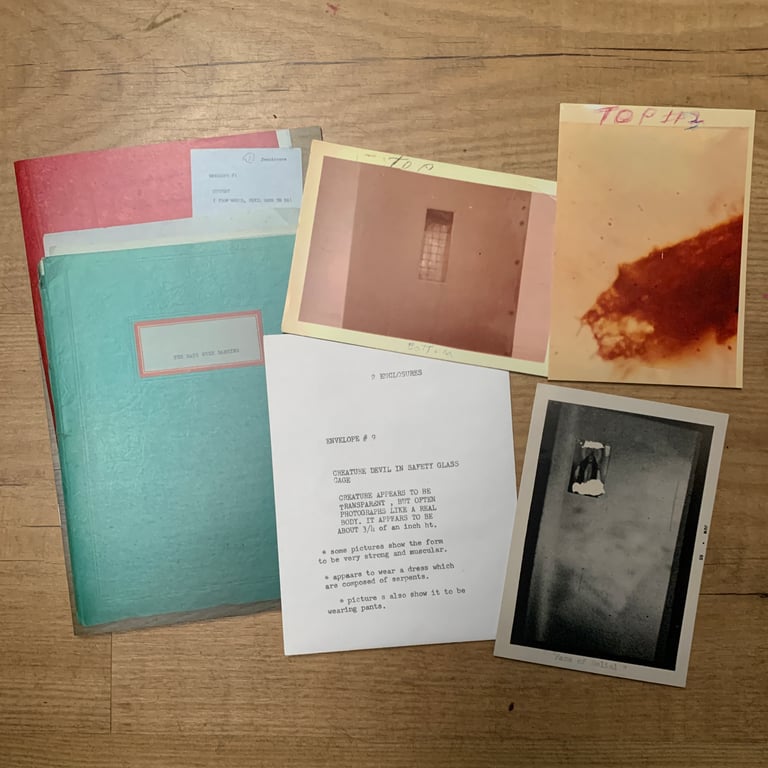 The Rats Were Dancing -zine- vol.1 WITH PHOTO REPRODUCTIONS and ENVELOPE