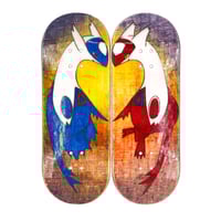 Image 1 of Latias & Latios Pokémon Split Ply - Prickly Mold - 34mm