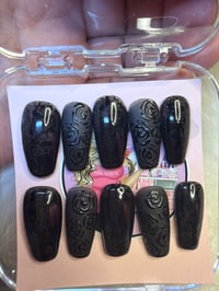 Image 3 of BLK lace rose 