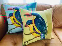 Image 1 of Kingfisher cushion