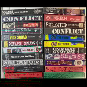 Image of Punk & Hardcore VHS Tapes