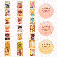 Image 2 of Hermits & Lifers Stamp Gold Foil Washi 