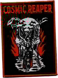Cosmic Reaper Motorcycle Embroidered Patch