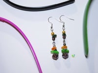 Image 2 of RnJ_Gemstone_Green Earring 925 SilverWire