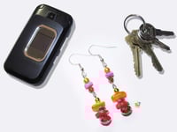 Image 4 of RnJ_Gemstone_Red Earring 925 SilverWire