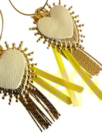 Image 2 of Boucles SUMMER LOVE jaune