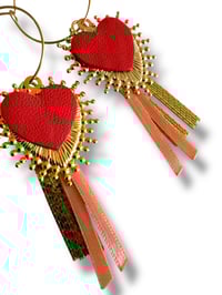 Image 2 of Boucles SUMMER LOVE coquelicot