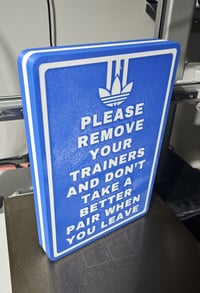 Image 2 of Please Remove Your Trainers Novelty Lightbox