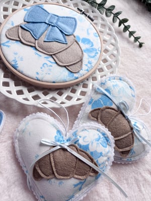 Image of The Cornflower Blue Croissant Collection