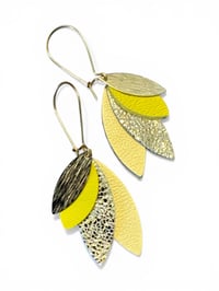 Boucles PLAYA petites jaune