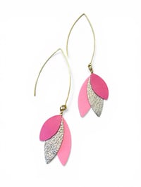 Boucles PLAYA longues bonbon