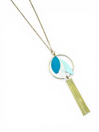Image 1 of Collier sautoir PLAYA baby blue