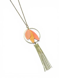 Collier sautoir PLAYA corail