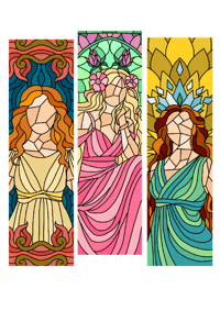 Image 1 of Greek God And Goddess Bookmarks