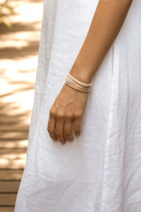 Image 2 of Bracelet double tour corail