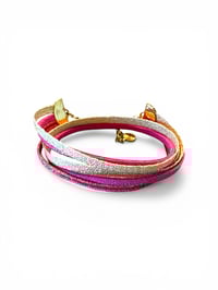 Image 1 of Bracelet double tour rose