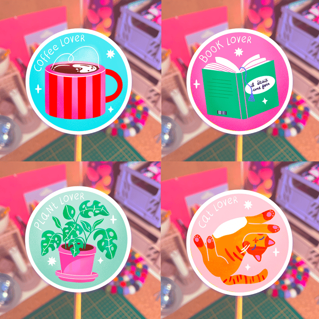 Sticker au choix série lover