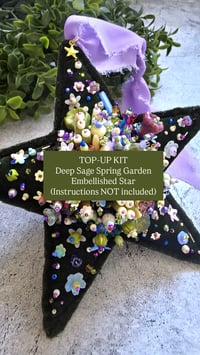 DEEP SAGE SPRING GARDEN TOP-UP KIT For Embellished Star Ornament 