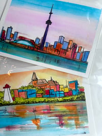 Image 2 of Fredericton Toronto Cityscape (Project Support Prints)