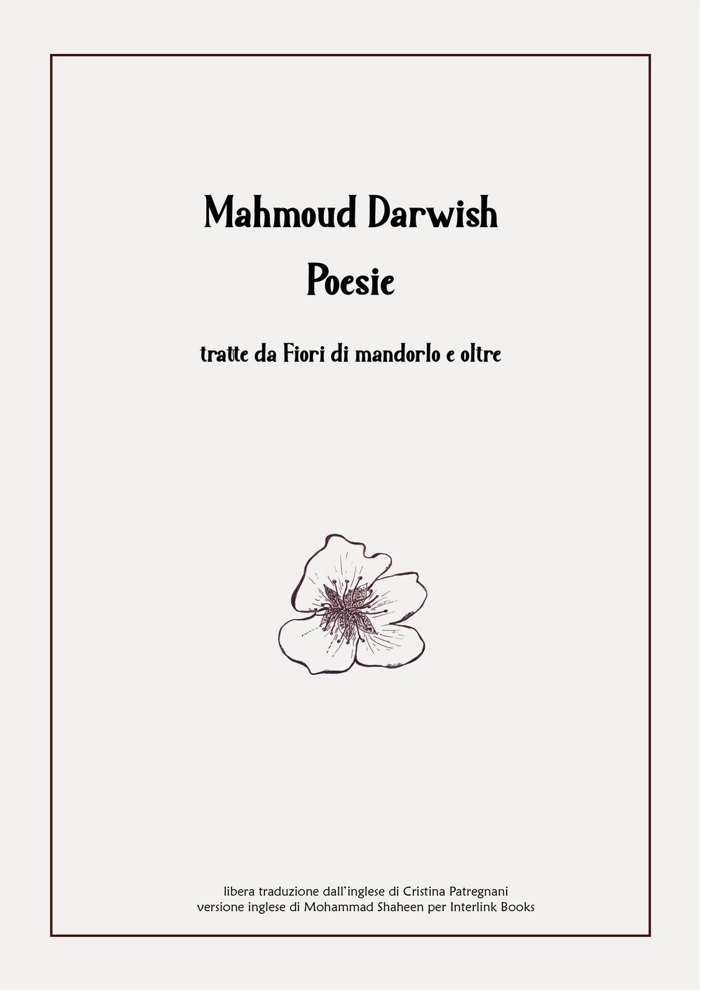 Mahmoud Darwish - Poesie 