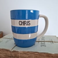 Image 2 of Lovely Blue&White Cornishware Mug - Chris