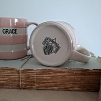 Image 5 of Lovely Little Pink&White Cornishware Mugs 