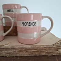 Image 4 of Lovely Little Pink&White Cornishware Mugs 