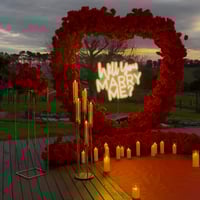 Image 1 of Romantic Proposal Setup