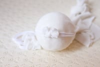 White Waffle tieback 