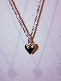 Image 2 of silver heart pendant