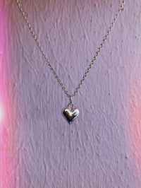 Image 1 of silver heart pendant