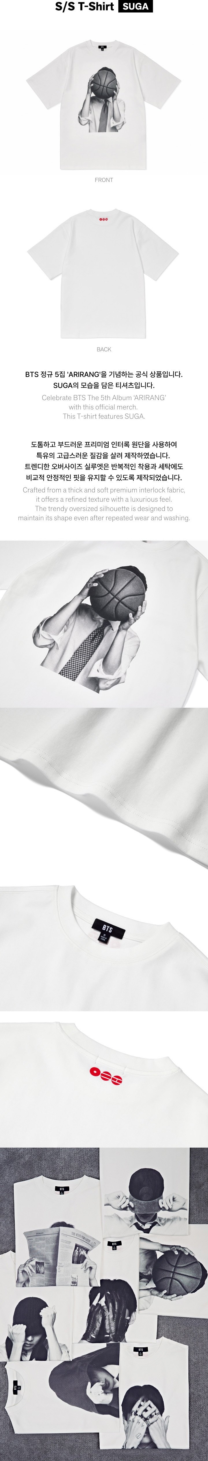 Image of [PRE-ORDER] BTS ‘Arirang’ T-Shirt (Suga Ver.)