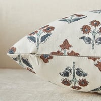 Image 6 of Cotton Floral Pillow Covers Set of 2 – Double-Sided Boho Decorative Throw Pillow Cases 12x20 in