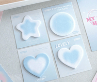 Image 1 of Shaped Sticky Notes (blue)