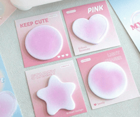 Image 1 of Shaped Sticky Notes (blush)