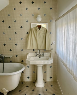 Hermès Reversible Cream Windbreaker Jacket - Size 50