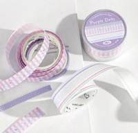Image 2 of Purple Washi Tape Trio