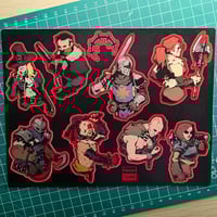 Darkest Dungeon Sticker Sheet