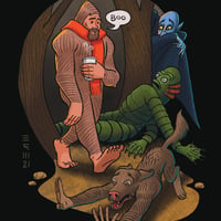 Image 1 of Print | Squatchtober