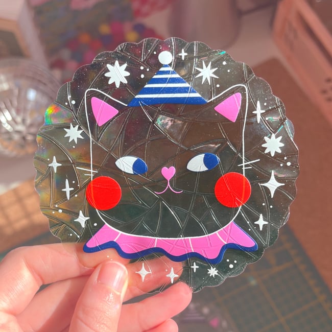Suncatcher chat holographique