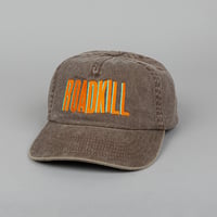 Image 2 of  Roadkill Embroidered 5 Panel Vintage Grey Cap 
