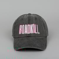Image 1 of  Roadkill Embroidered 5 Panel Vintage Black Cap 
