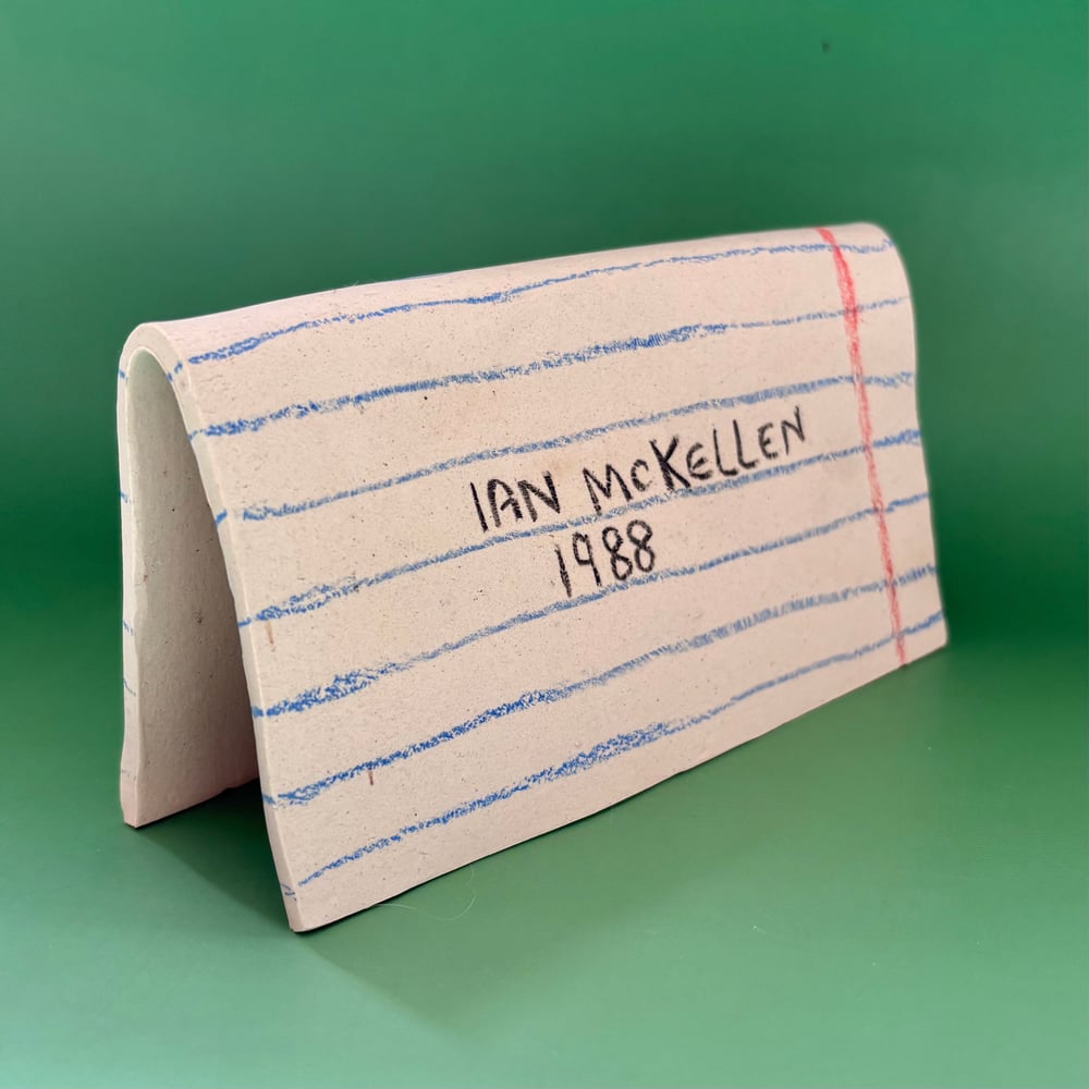 Image of F Off I’m Gay stoneware Note folded