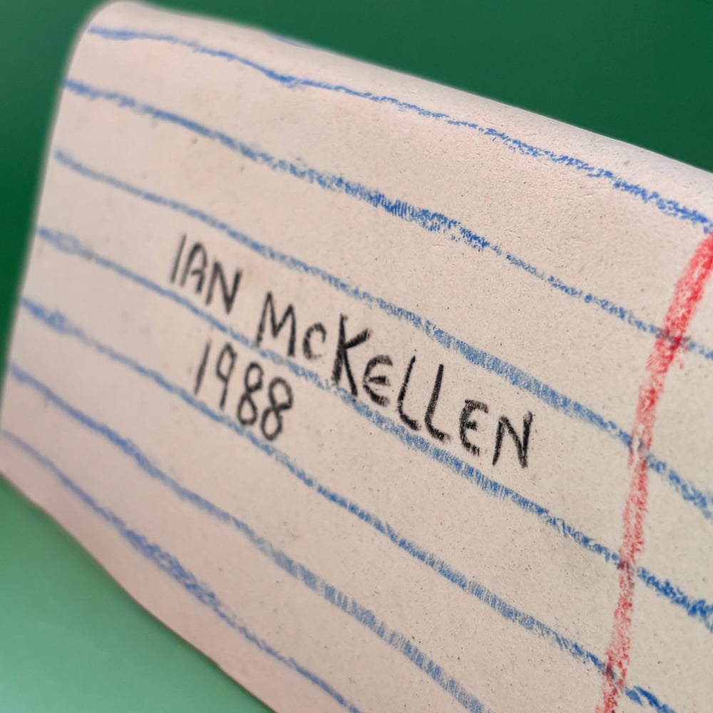 Image of F Off I’m Gay stoneware Note folded