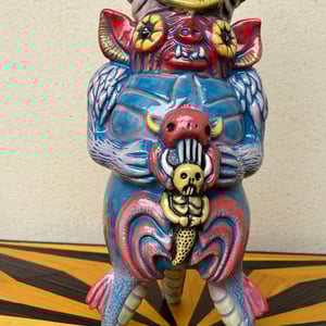 Image of NIKI AND HIS BABIES One Off Ceramic Figure