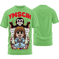 Image 1 of SLASHxHAPPY - "YMSCIH" T-Shirt (Pea Soup)